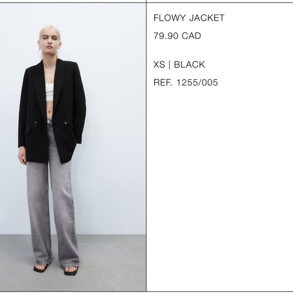 🌸Zara flowy blazer 2023 collection - Picture 2 of 2